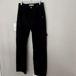 Zara black cargo pants